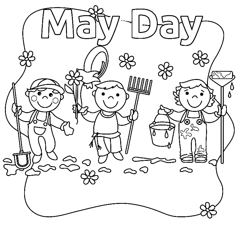 May Coloring Pages 18