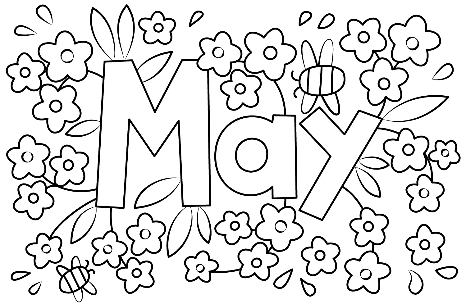 May Coloring Pages 19