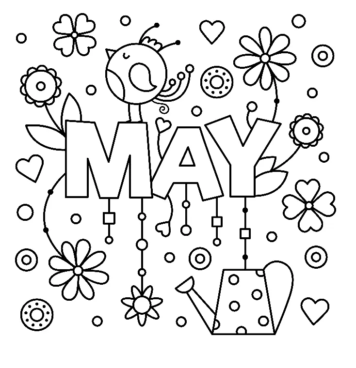 May Coloring Pages 20