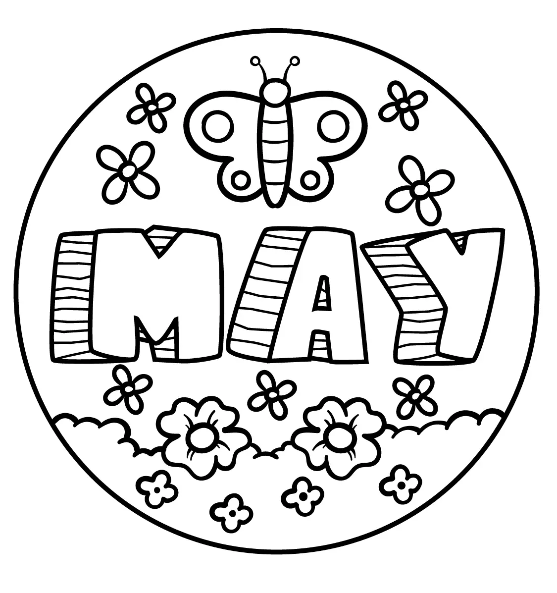 May Coloring Pages 24