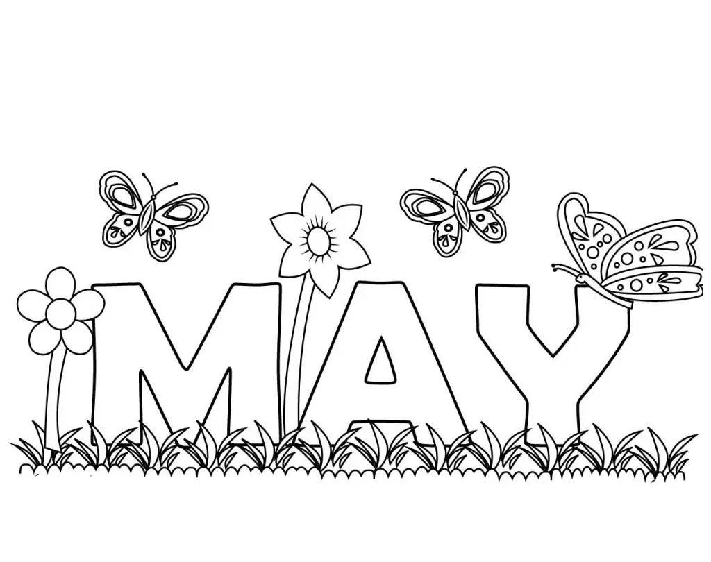 May Coloring Pages 26