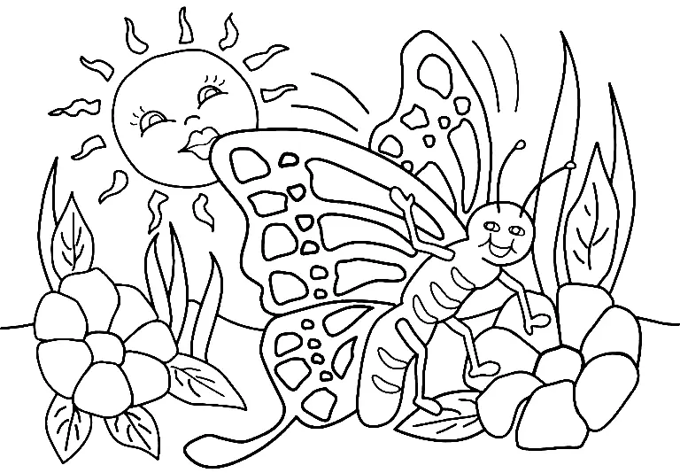 May Coloring Pages 3