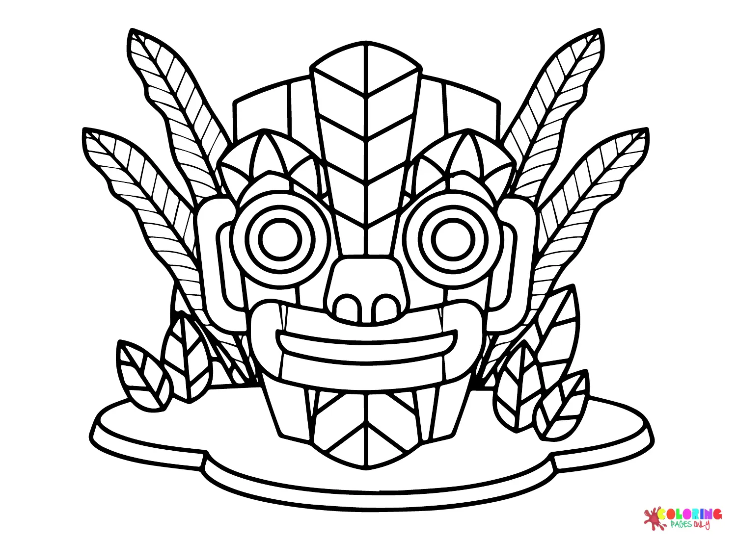 Maya civilization Coloring Pages 15