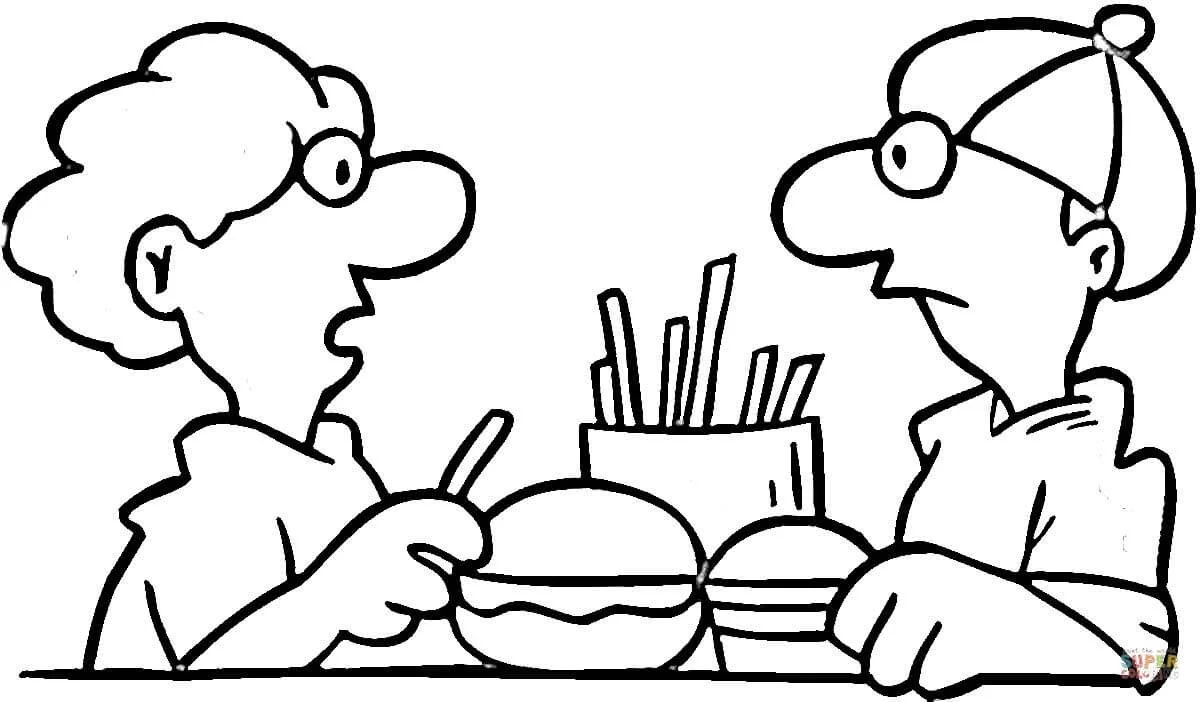 Mcdonalds Para Colorear 2