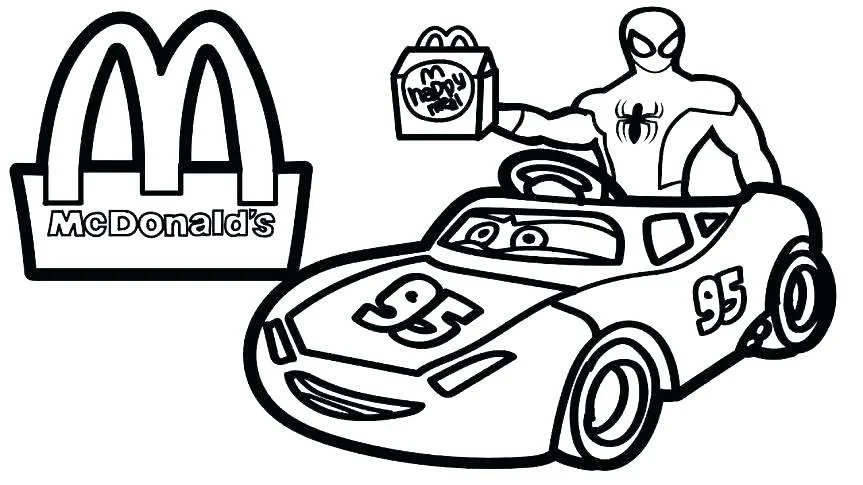 Mcdonalds Para Colorear 6