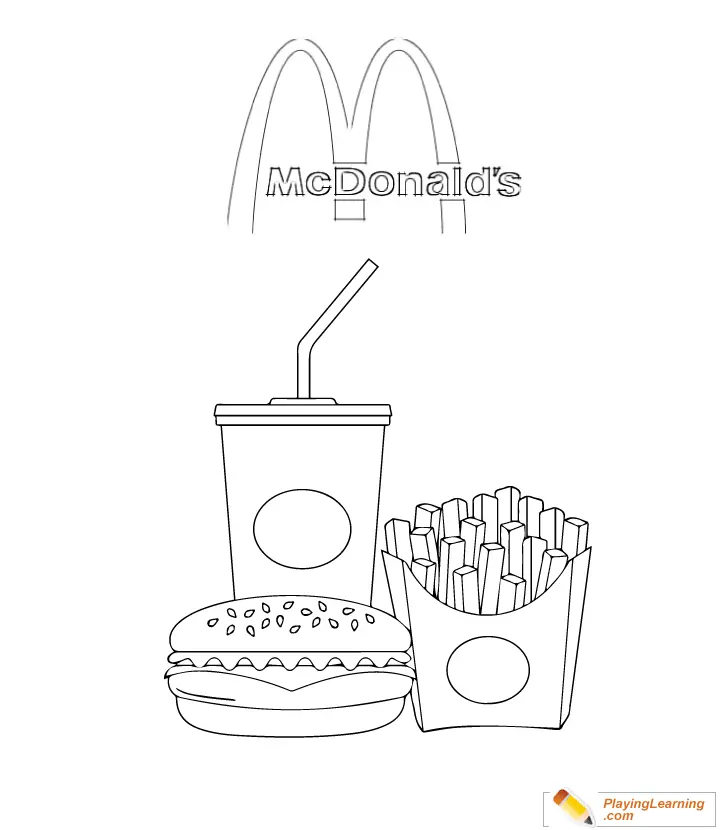 Mcdonalds Para Colorear 9