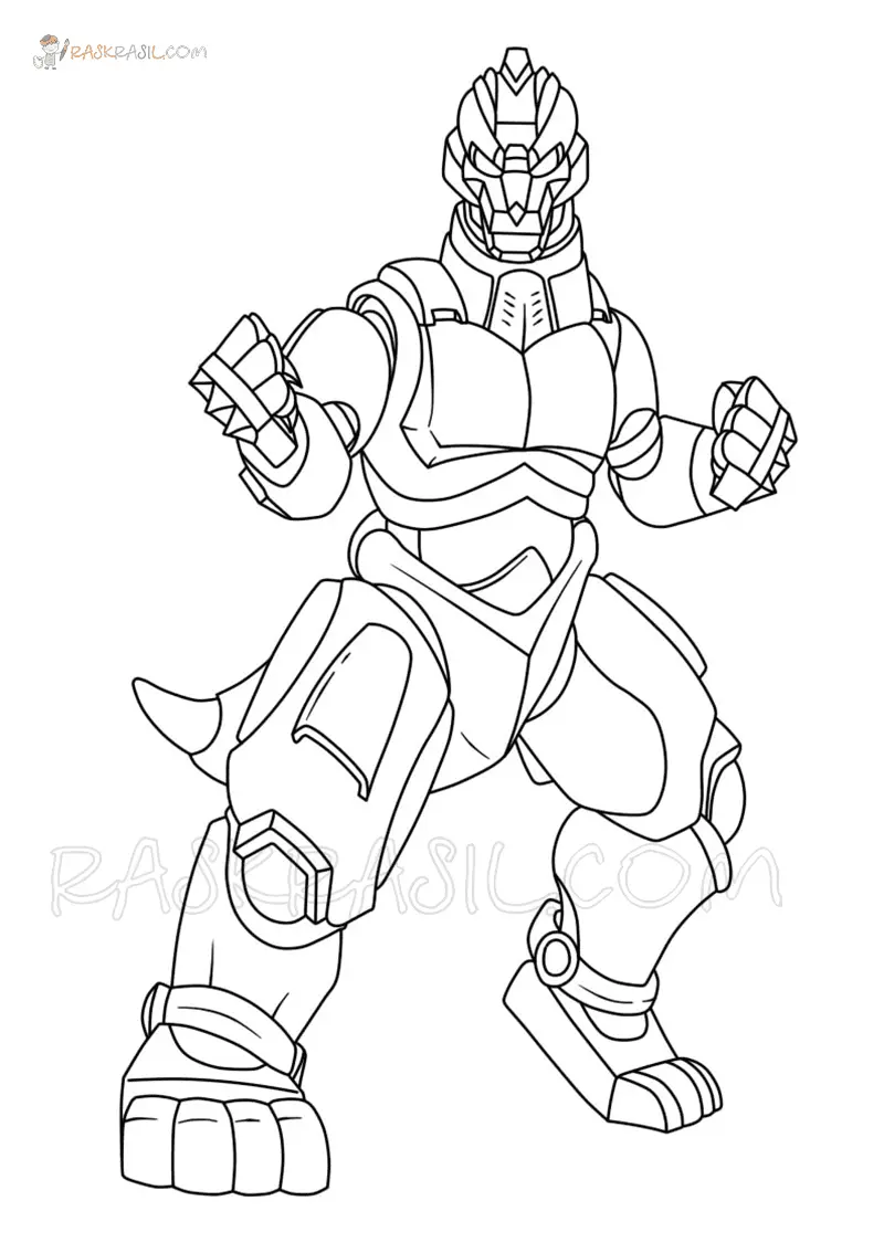 Mechagodzilla Coloring Pages