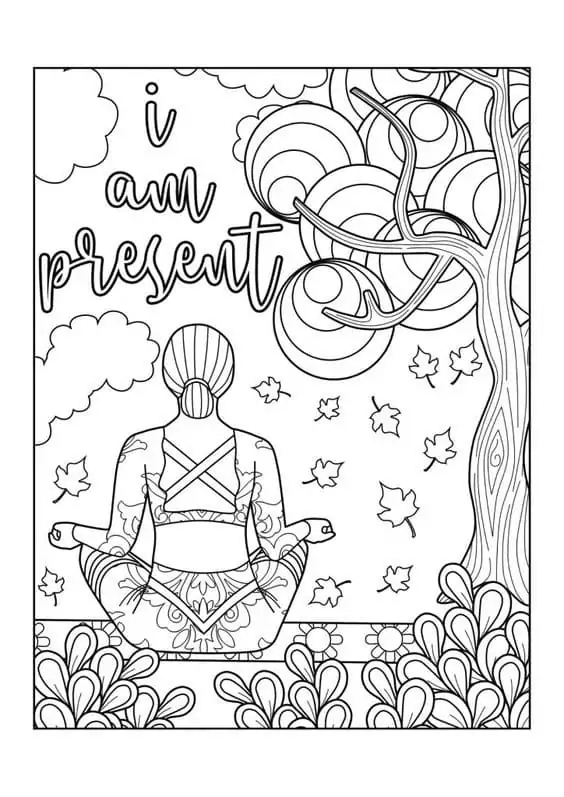 Mediation Coloring pages