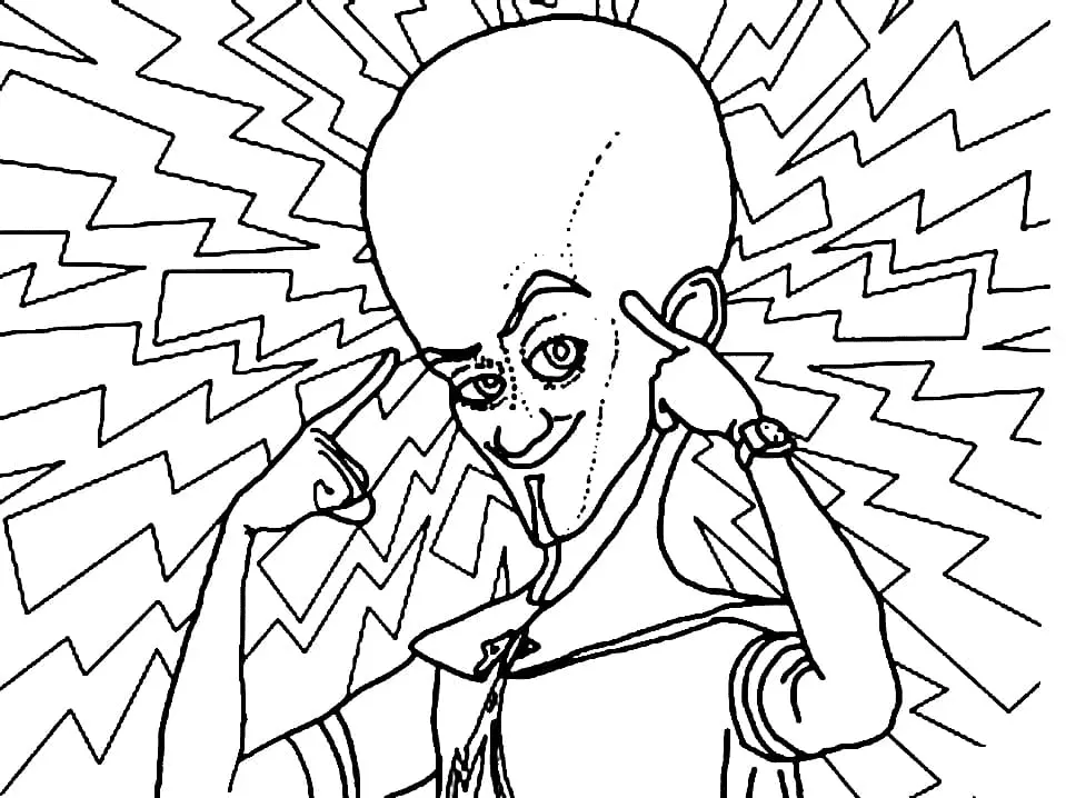 Megamind Para Colorear 1