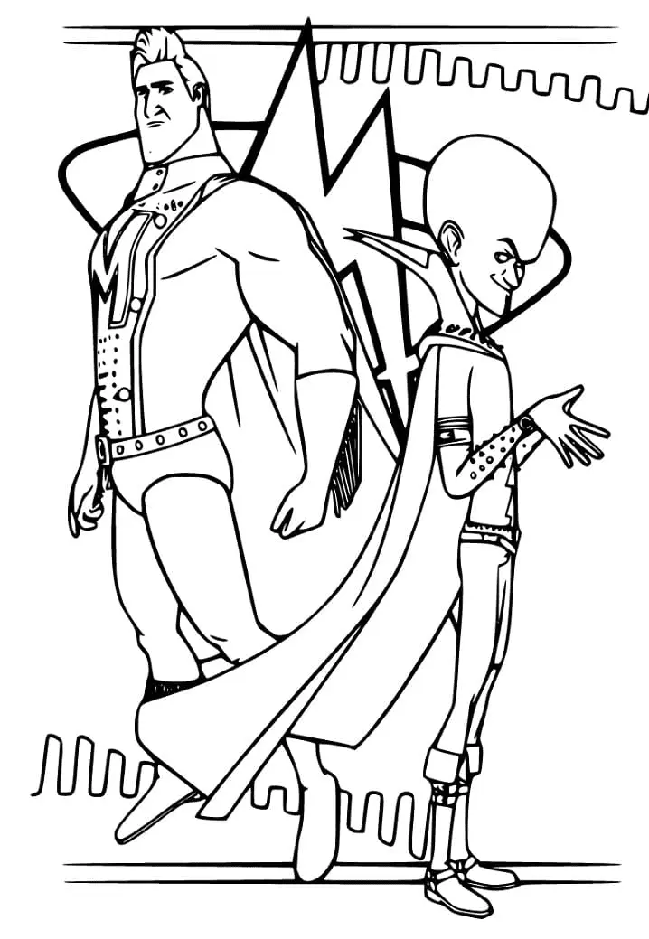 Megamind Para Colorear 17