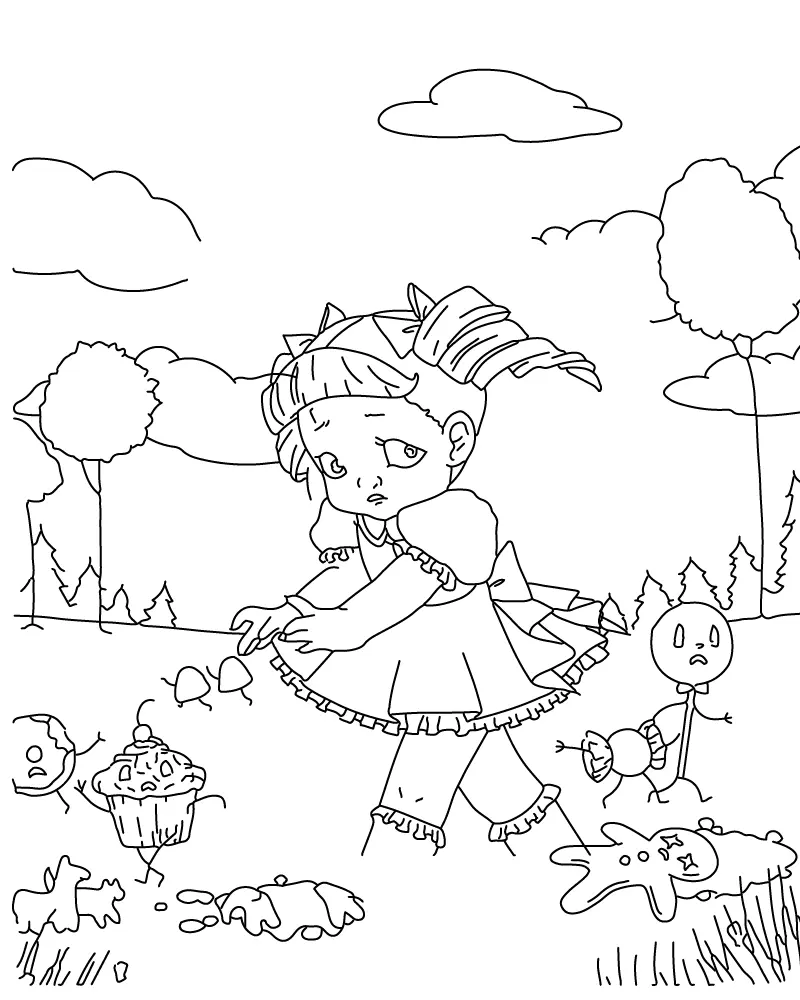 Melanie Martinez Coloring Pages 13