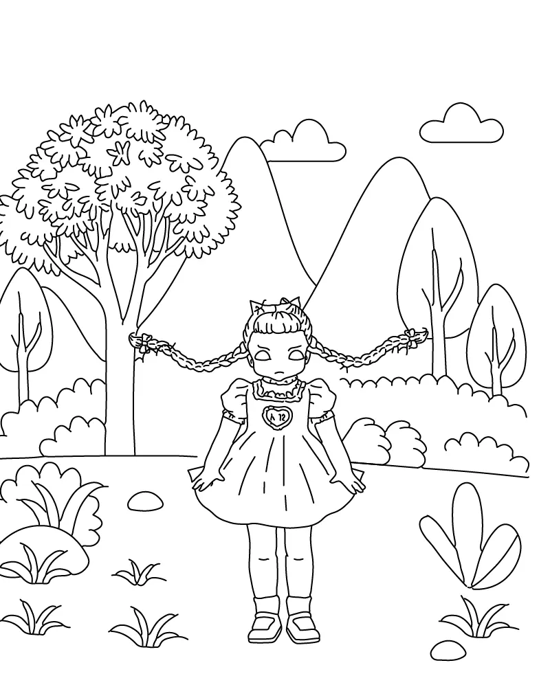 Melanie Martinez Coloring Pages 5