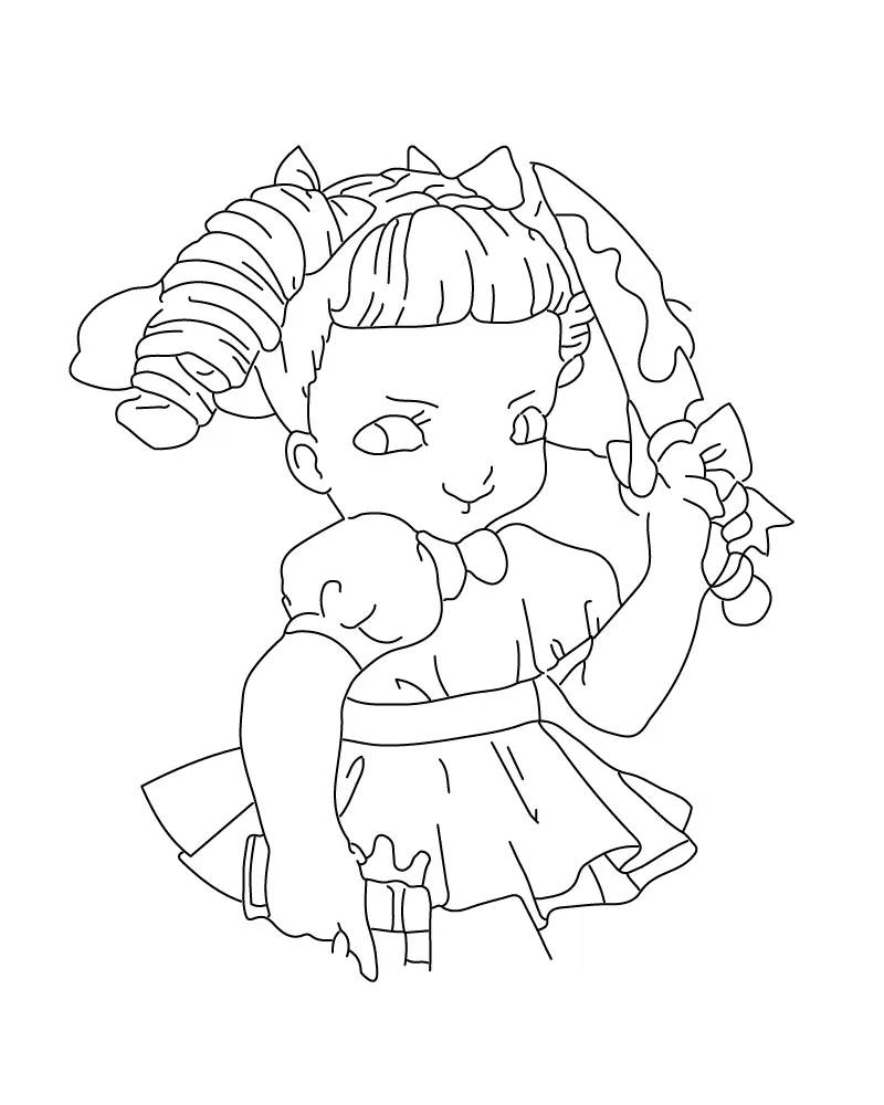 Melanie Martinez Coloring Pages 7