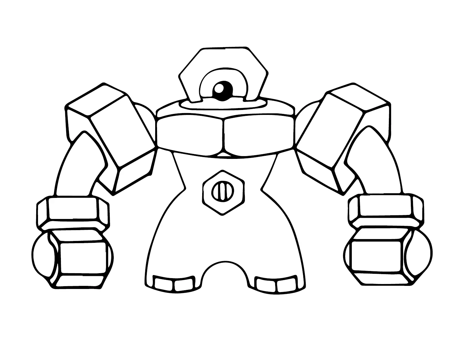Melmetal Coloring Pages 1