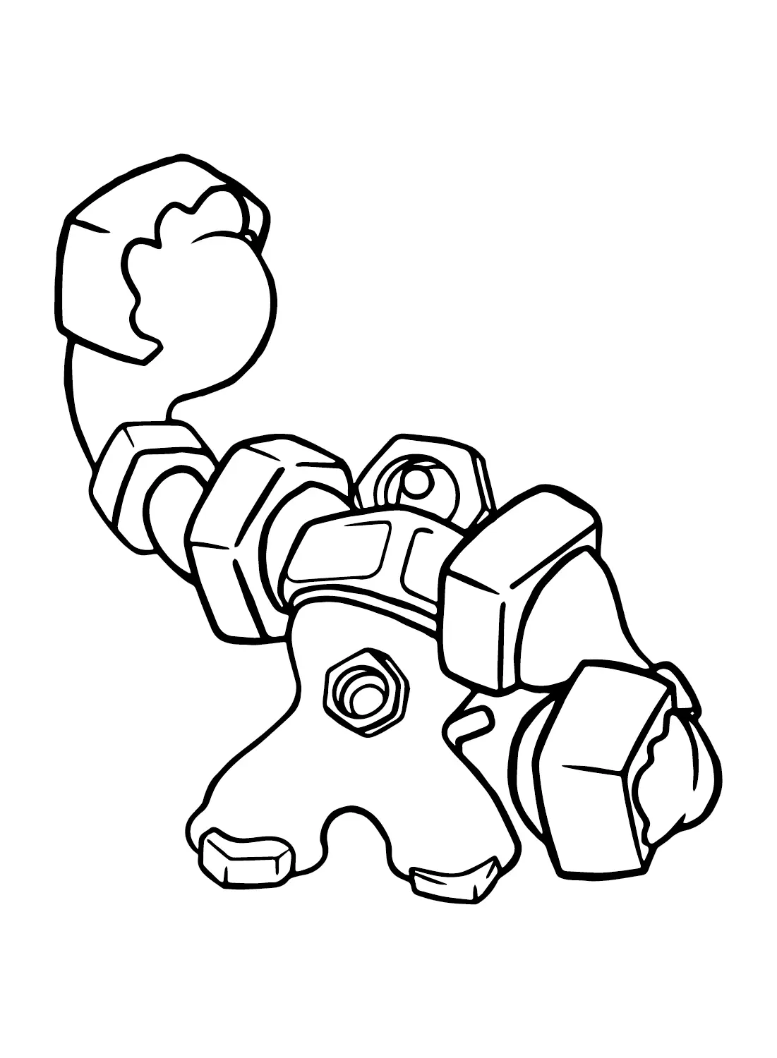 Melmetal Coloring Pages 12