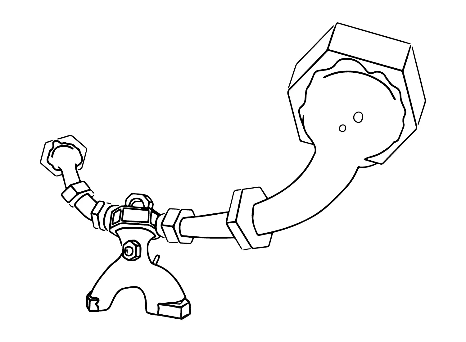 Melmetal Coloring Pages 13