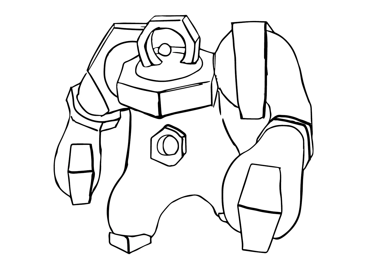 Melmetal Coloring Pages 3