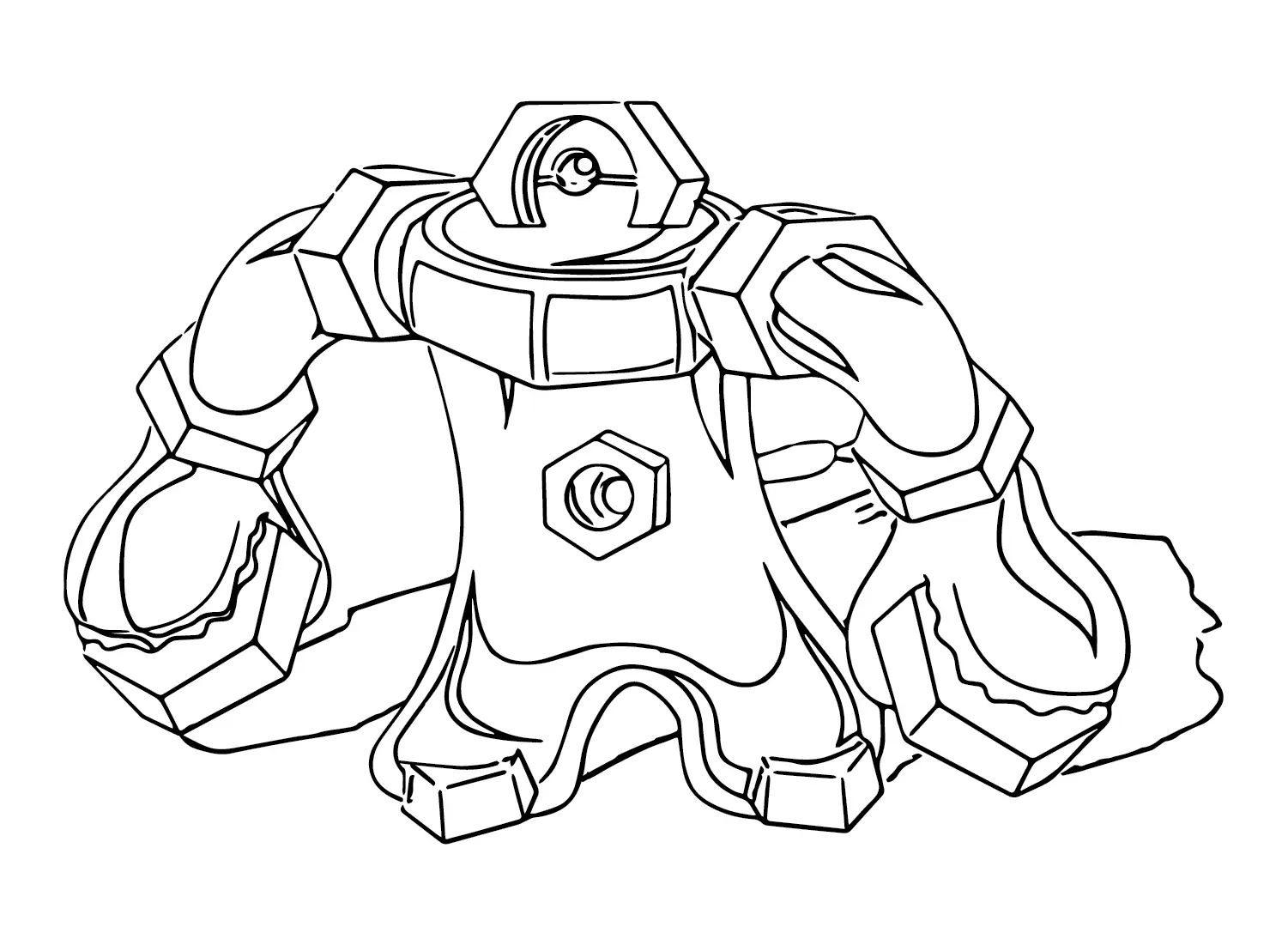 Melmetal Coloring Pages 4