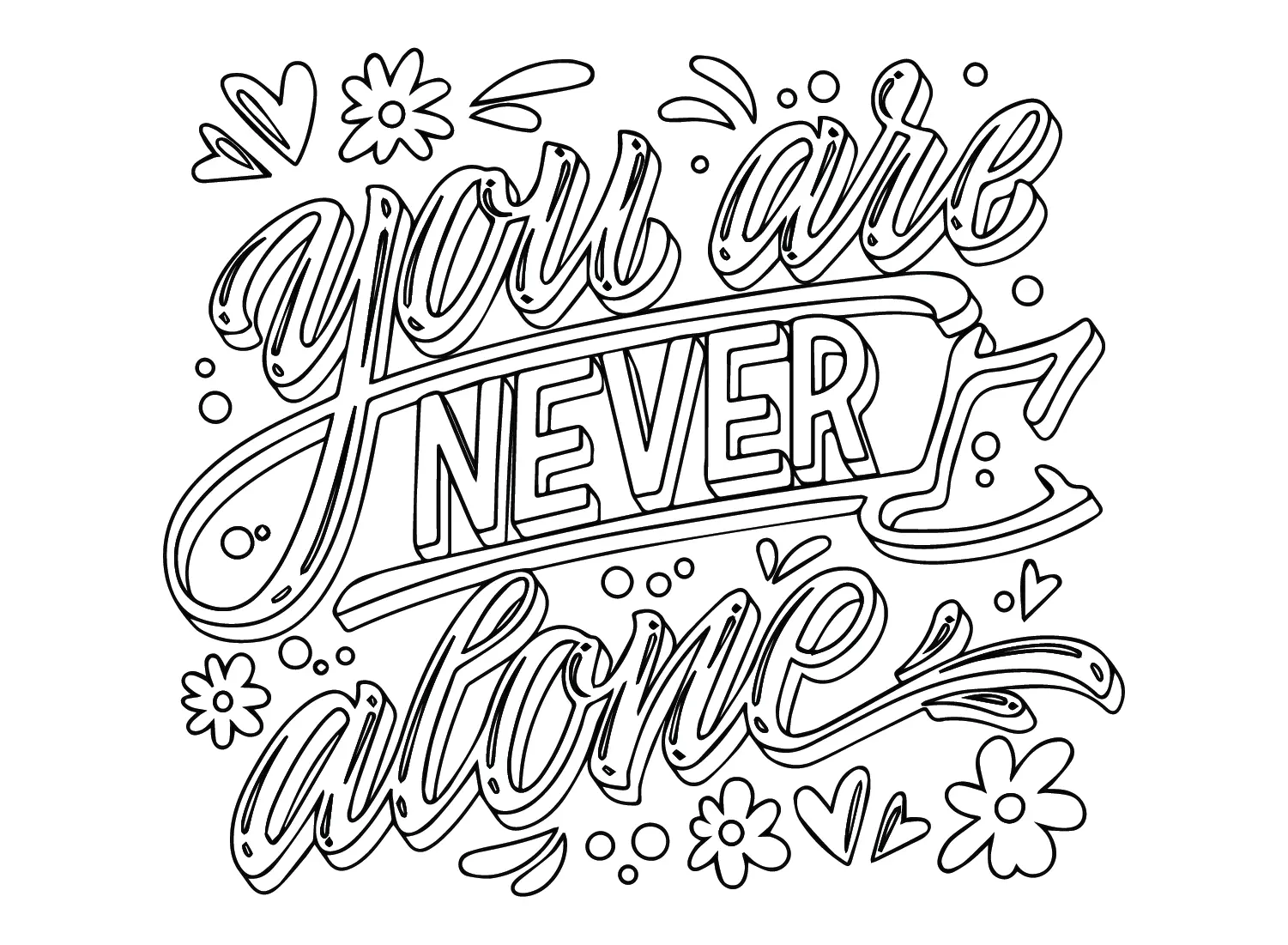 Mental Health Coloring Pages 12