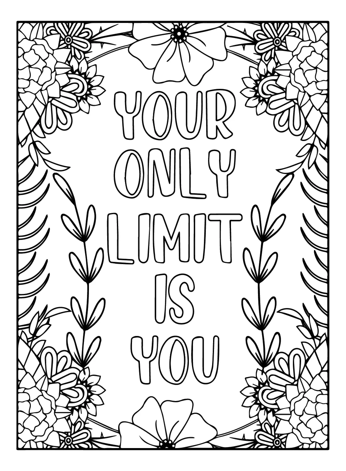 Mental Health Coloring Pages 23