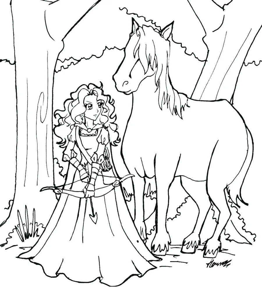 Merida Ausmalbilder 22