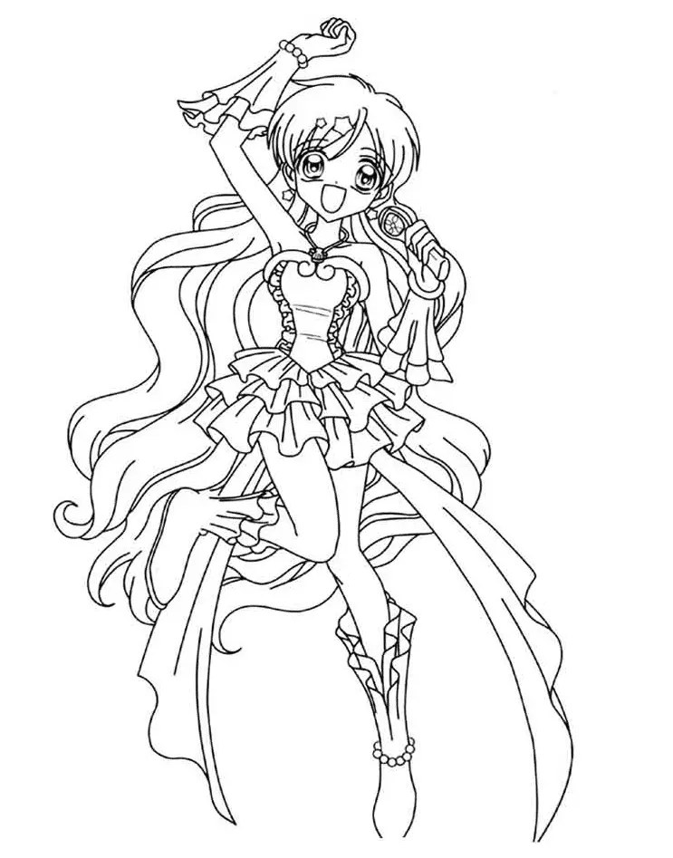 Mermaid Melody Coloring Pages 13