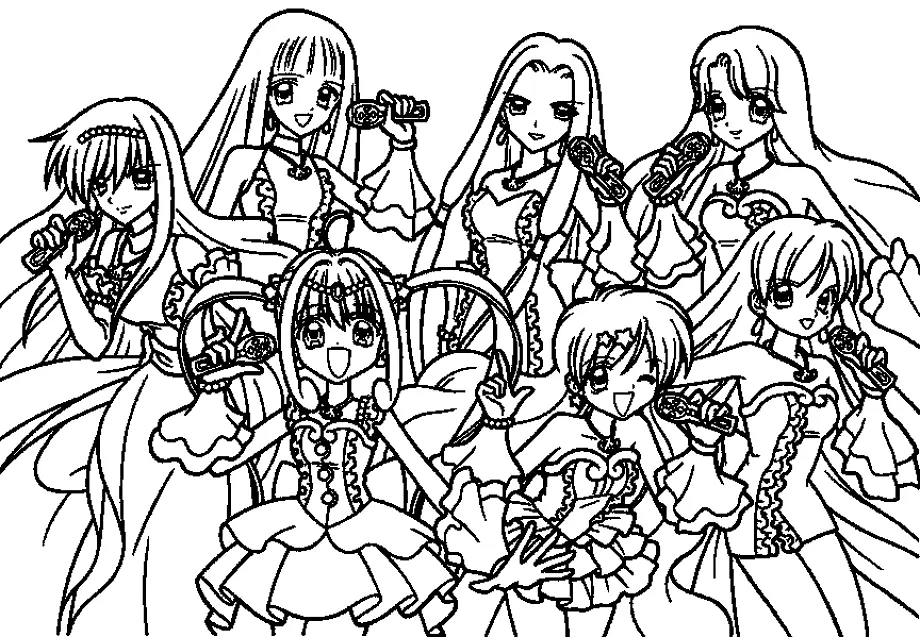 Mermaid Melody Coloring Pages 15