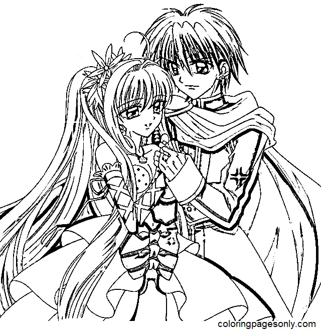 Mermaid Melody Coloring Pages 7