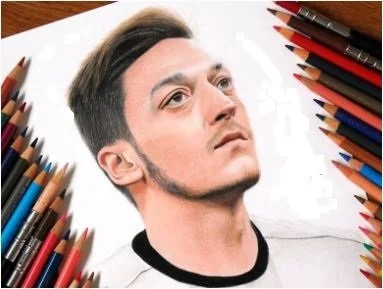 Mesut Özil Ausmalbilder 4
