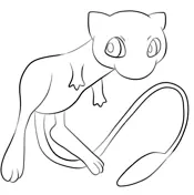 Mew Para Colorear 10