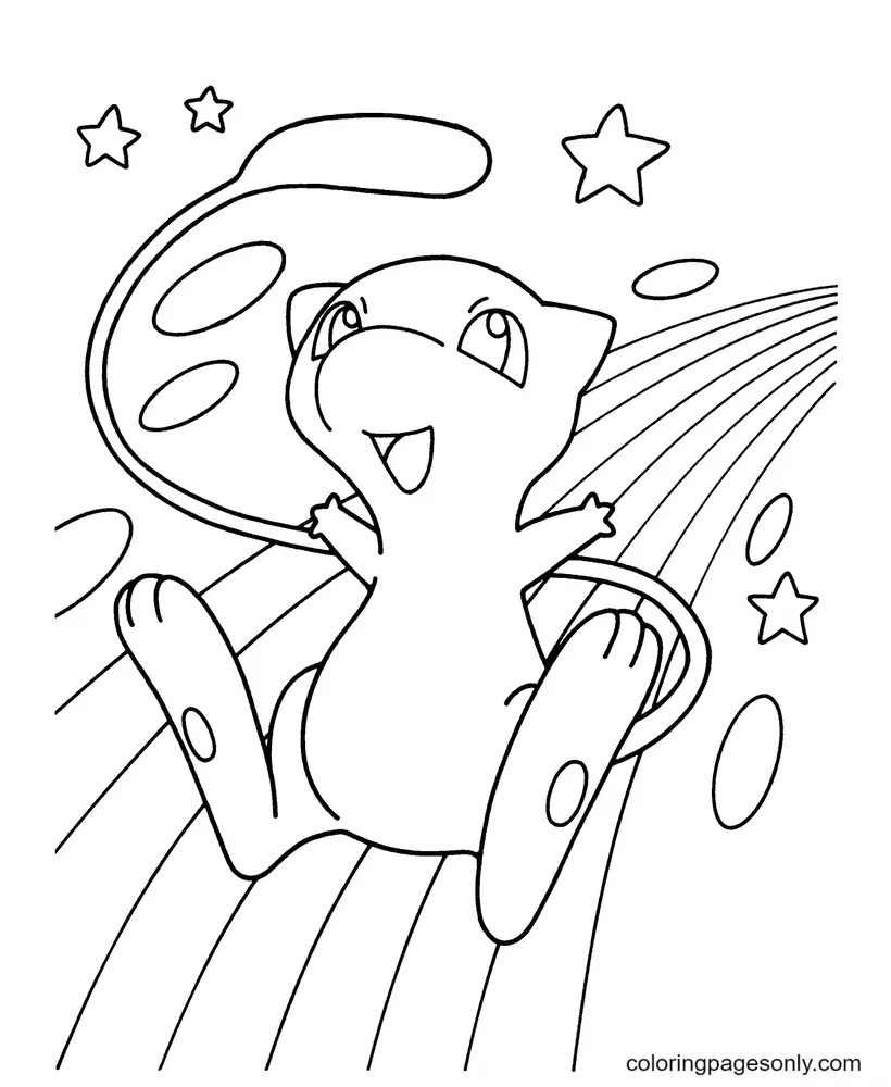Mew Para Colorear 24