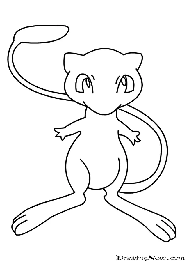 Mewtwo Coloring Pages 14