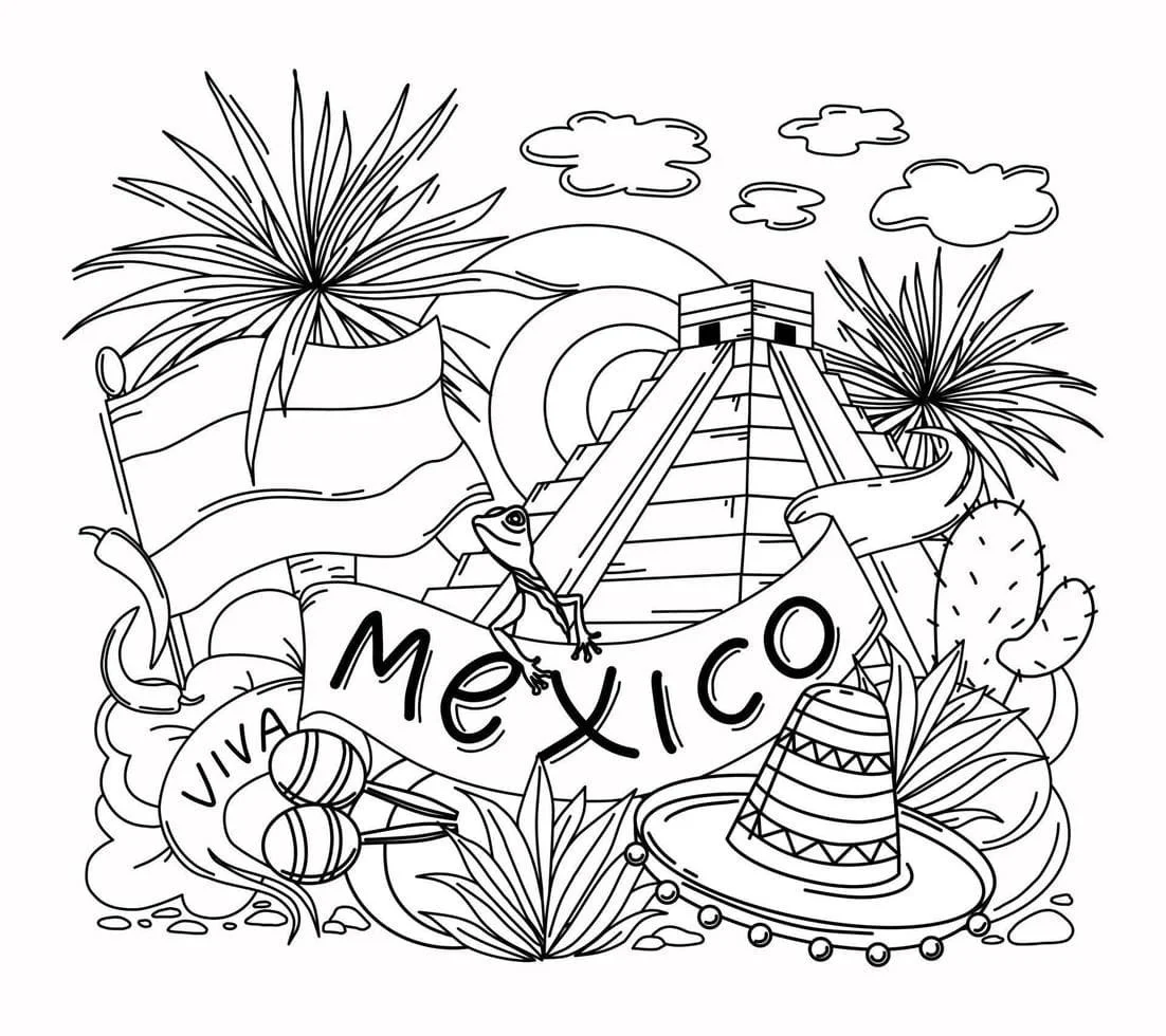 Mexico Coloring Pages 28