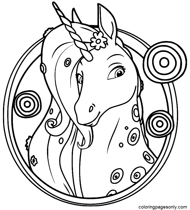 Mia and me Coloring Pages 1