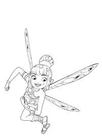 Mia and me Coloring Pages 18
