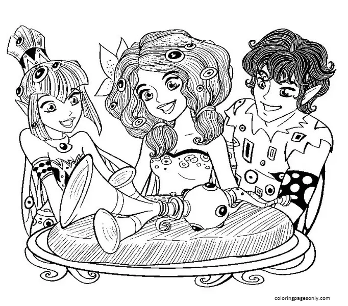 Mia and me Coloring Pages 25
