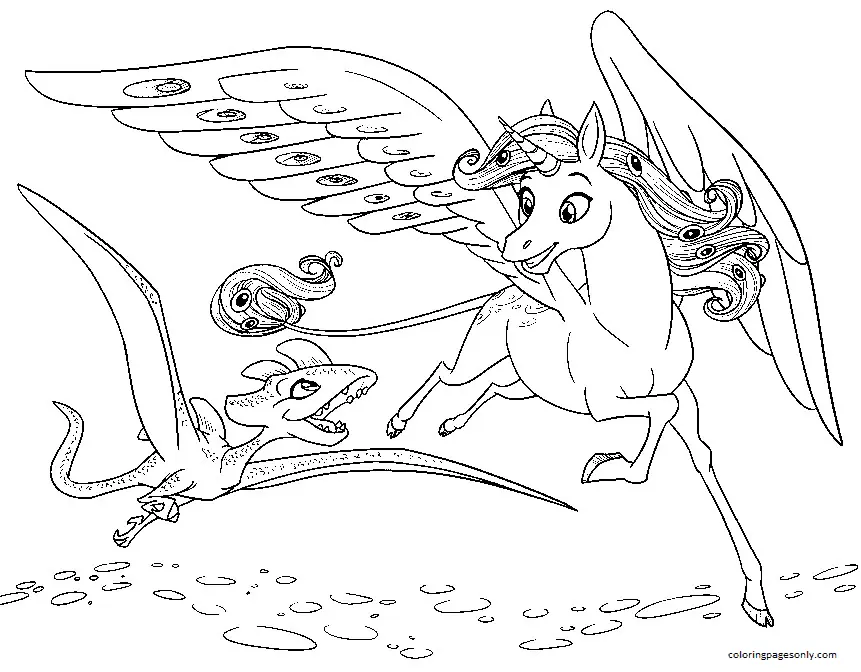 Mia and me Coloring Pages 27