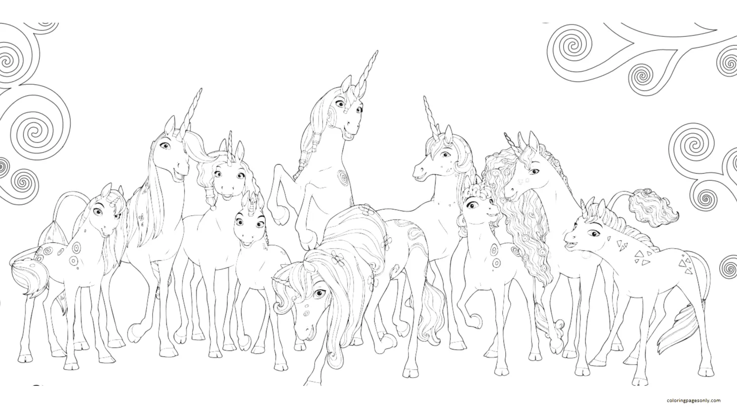 Mia and me Coloring Pages 4
