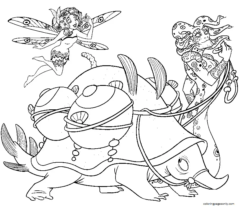 Mia and me Coloring Pages 7