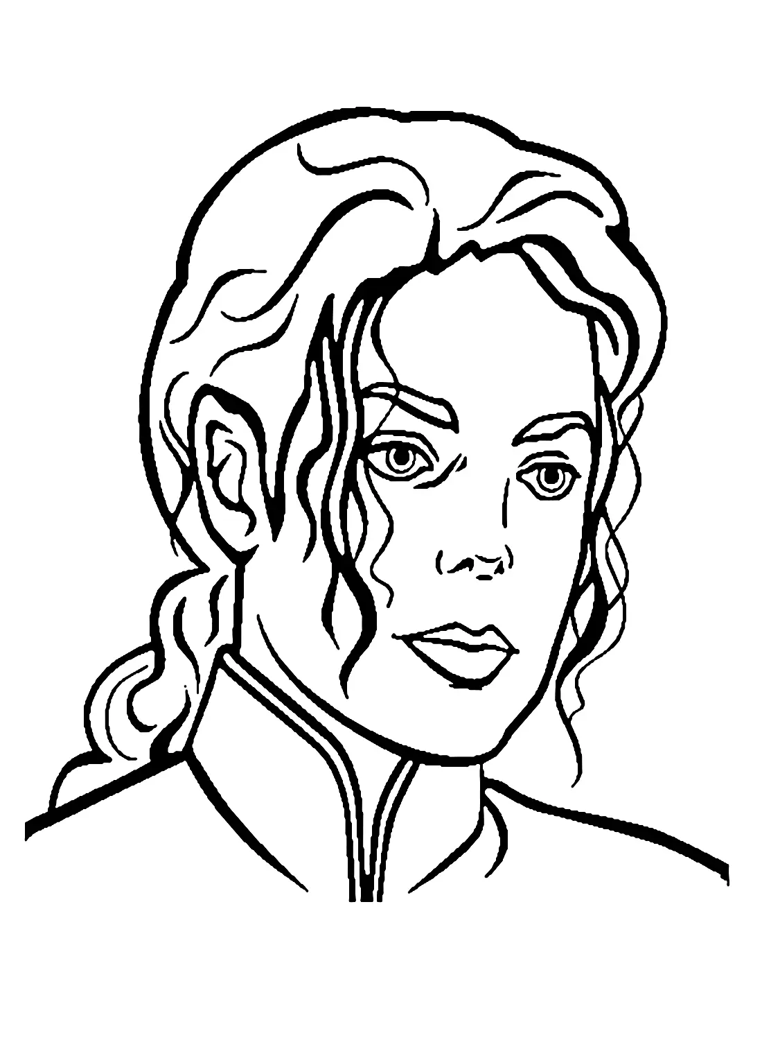 Michael Jackson Para Colorear 3