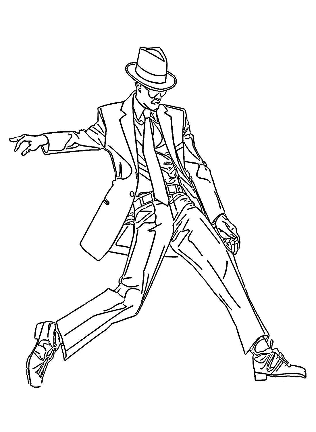 Michael Jackson Para Colorear 5