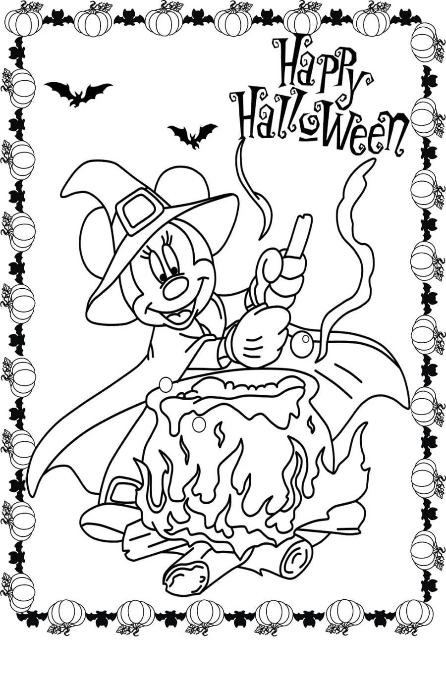 Mickey Halloween Ausmalbilder 30