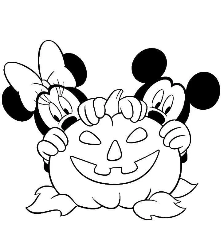 Mickey Halloween Ausmalbilder 46