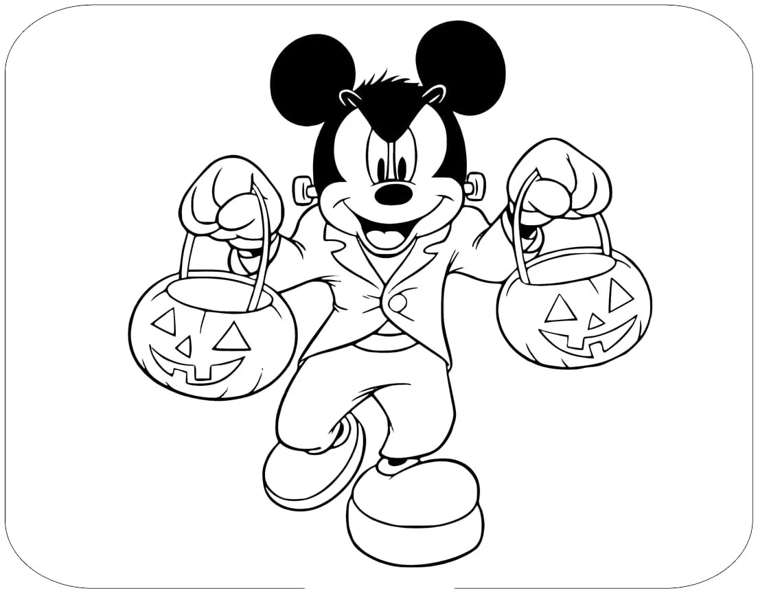 Mickey Halloween Ausmalbilder 61