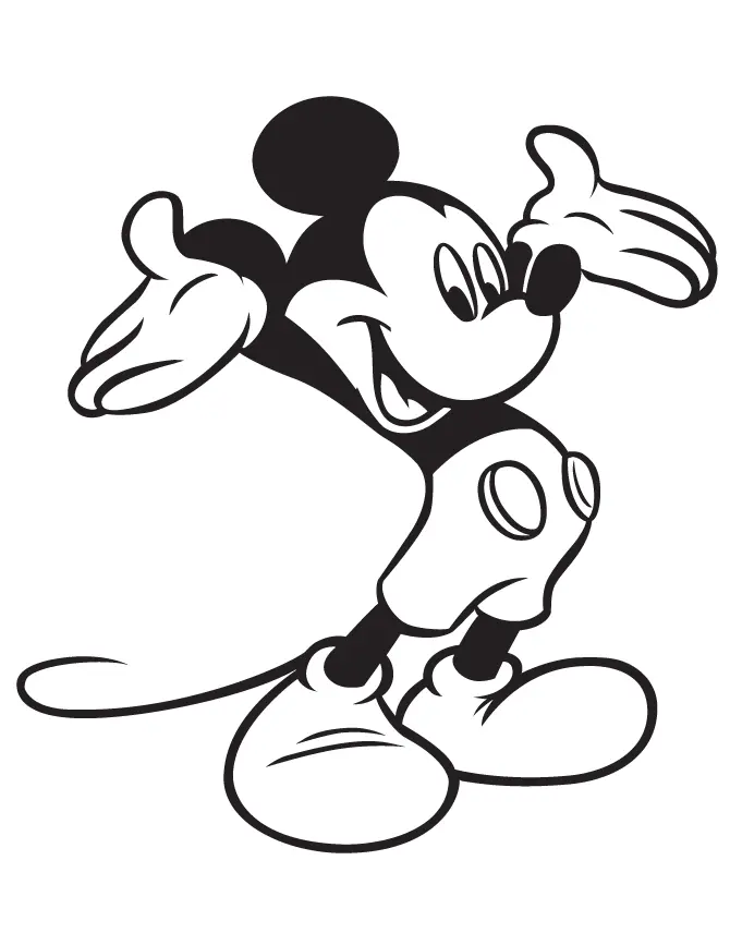 Desenhos de Aniversario Do Mickey Mouse Para Colorir 18