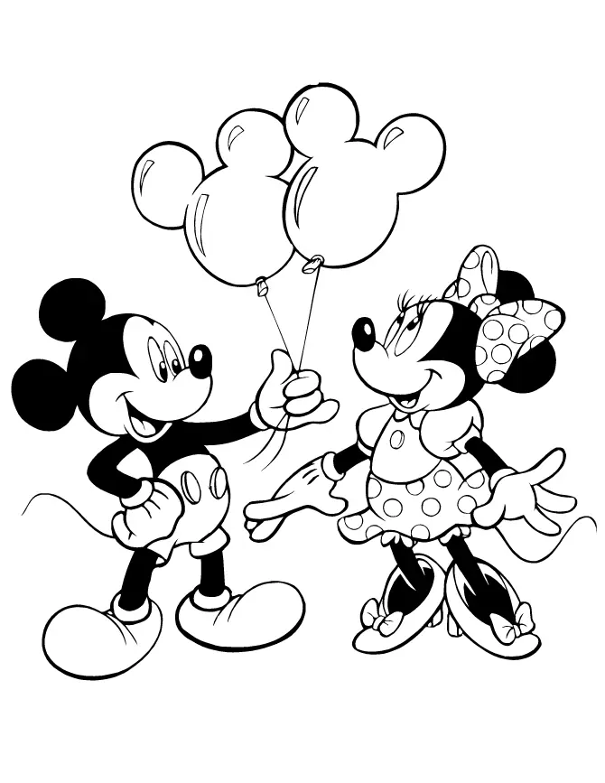 Desenhos de Aniversario Do Mickey Mouse Para Colorir 23