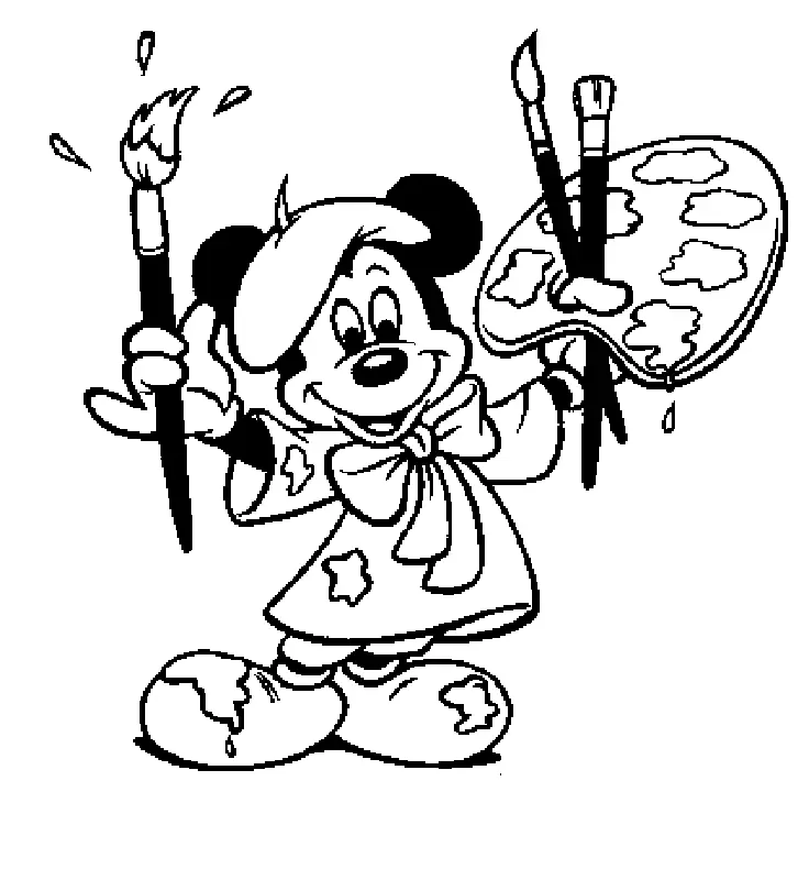 Desenhos de Aniversario Do Mickey Mouse Para Colorir 39