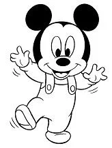 Mickey Mouse Coloring Pages 3