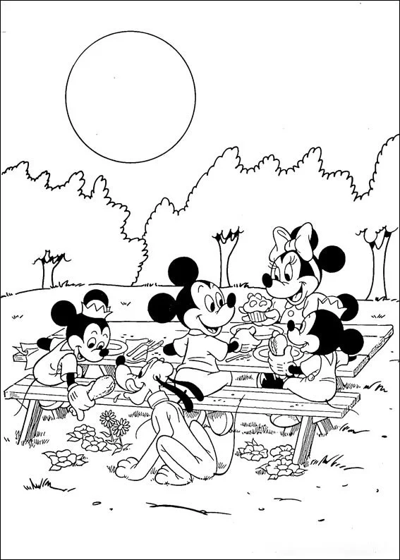 Mickey Mouse Coloring Pages 30