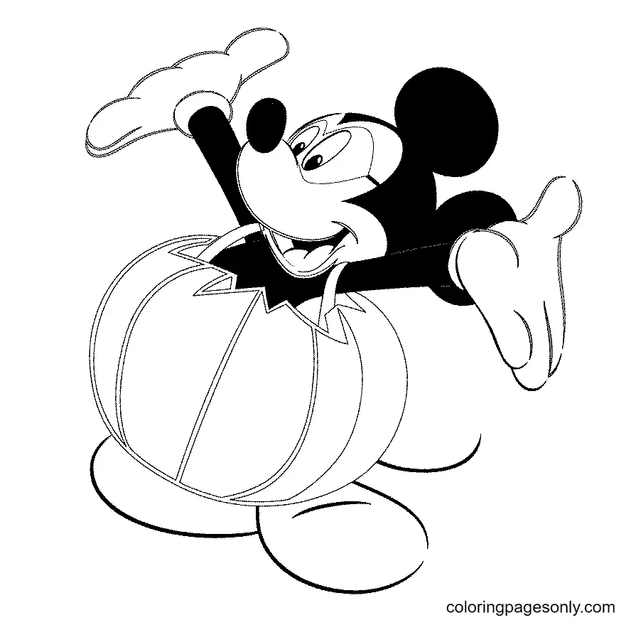 Mickey Mouse Coloring Pages 42